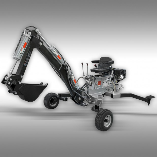 Mini excavator Jansen MB-300, 10 HP, petrol engine, digger, walking excavator