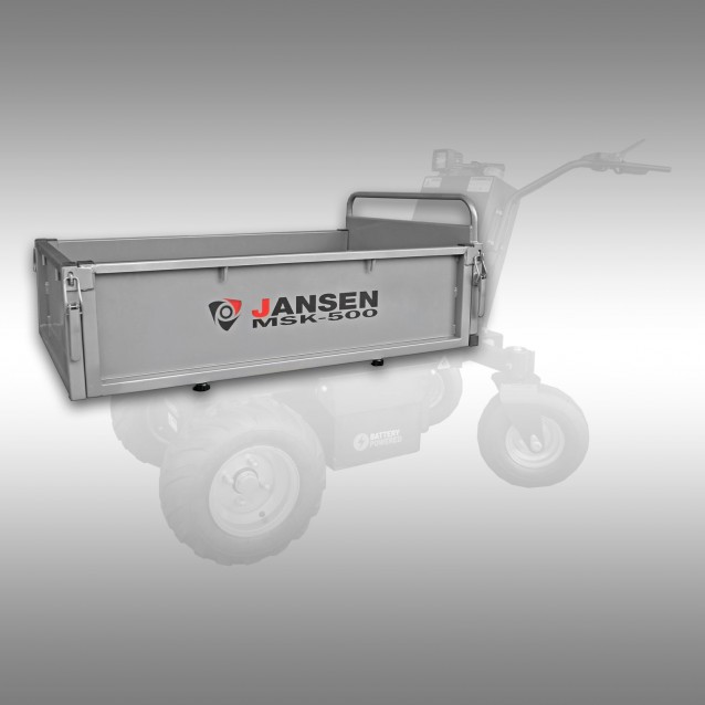 Flat bed for electric dumper Jansen MSK-500