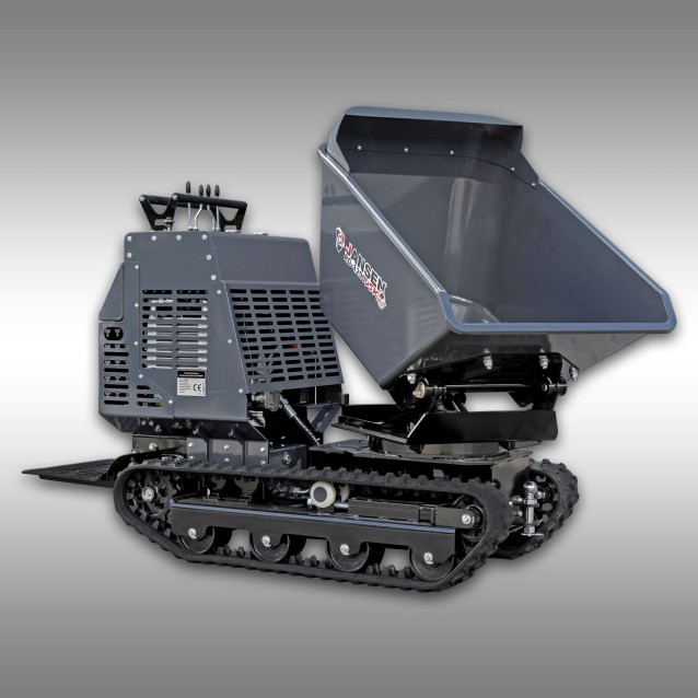 JANSEN® RD-1200DSK Tracked Dump Truck, three-way dump truck, 1.2 metric tons, gasoline