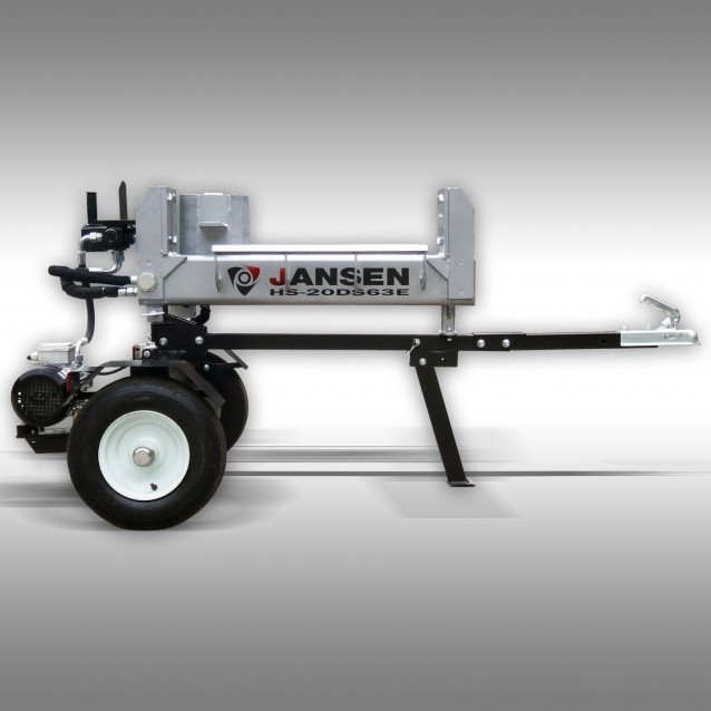 Log splitter Jansen HS-20DS63E with electric engine, double action, 20 tons